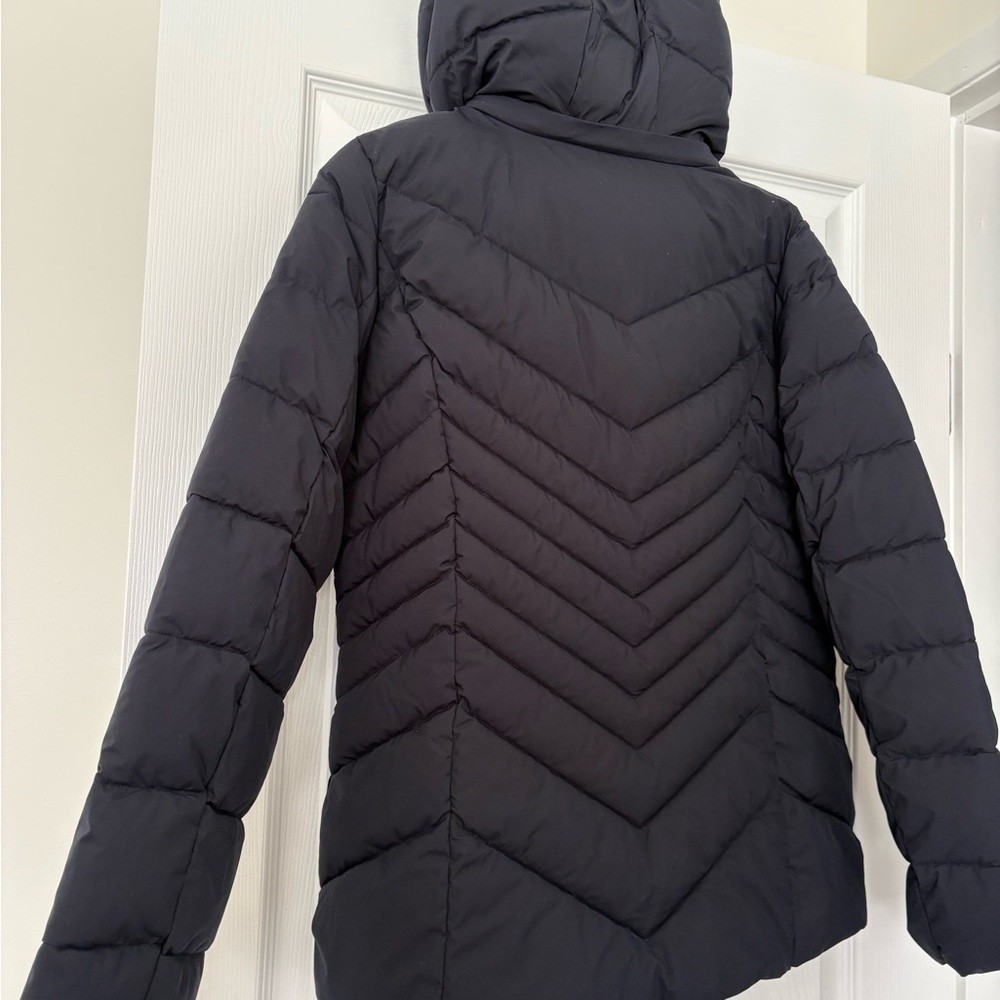 NWT -Michael Kors Black Quilted Hooded Puffer Jacket M - Picture 2 of 16
